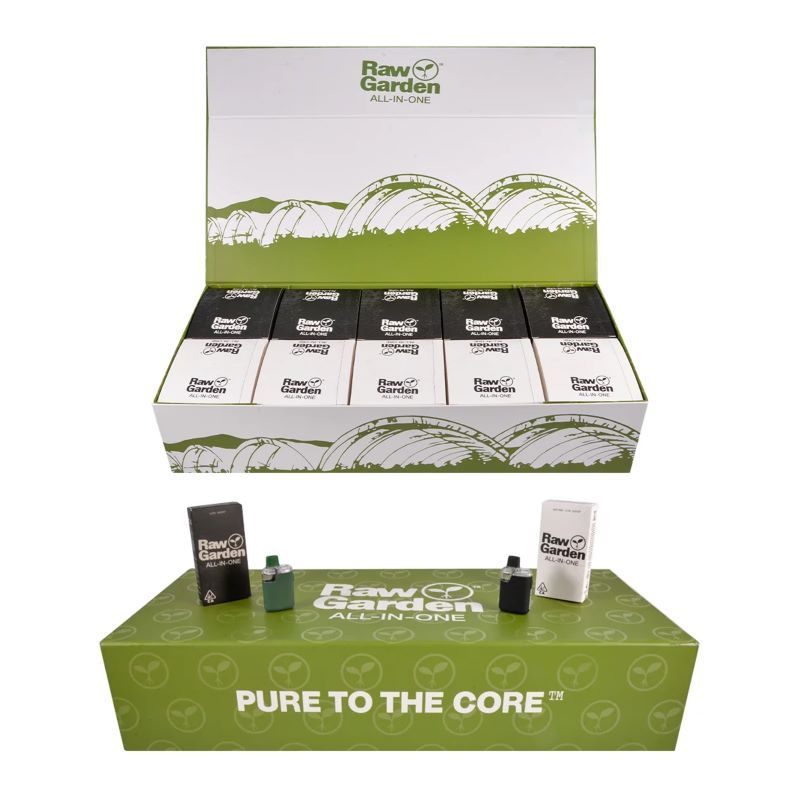 Raw Garden All-In-One 1ml & 2ml Disposable Vape Packaging & Hardware